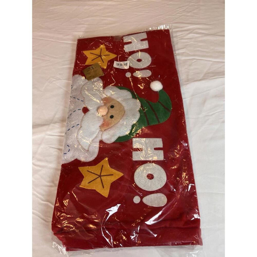 NIB Century Resources "Ho Ho Ho" Santa Oversized Felt Christmas Bag